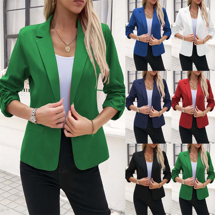 Women Formal Wear Blazers - 2026 new European and American women's