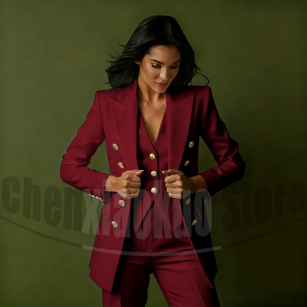 Women's Double Breasted Three  - đánh giá và giá Women Formal Wear Blazers