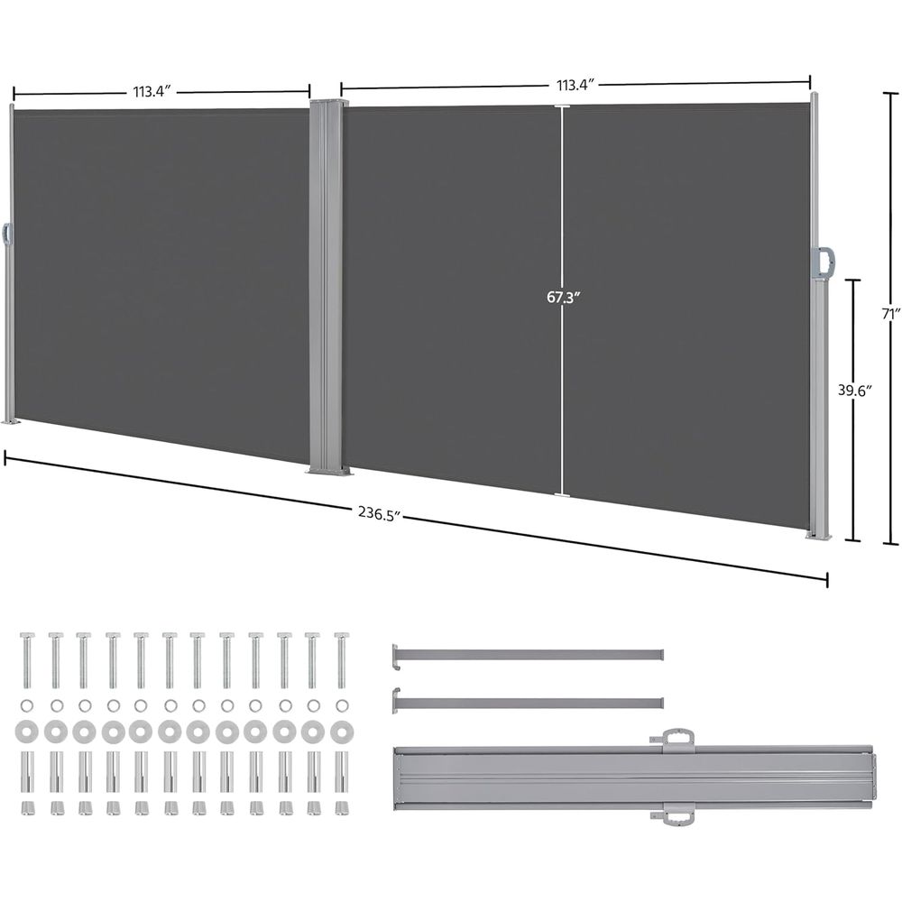 236x71in Double Retractable Si - đánh giá và giá K&G Women'S Formal Wear