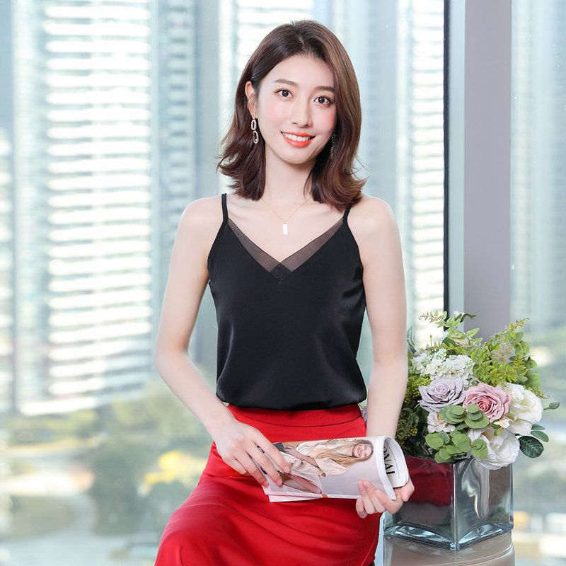 New style ice silk camisole bl - đánh giá và giá Women Formal Wear Blazers