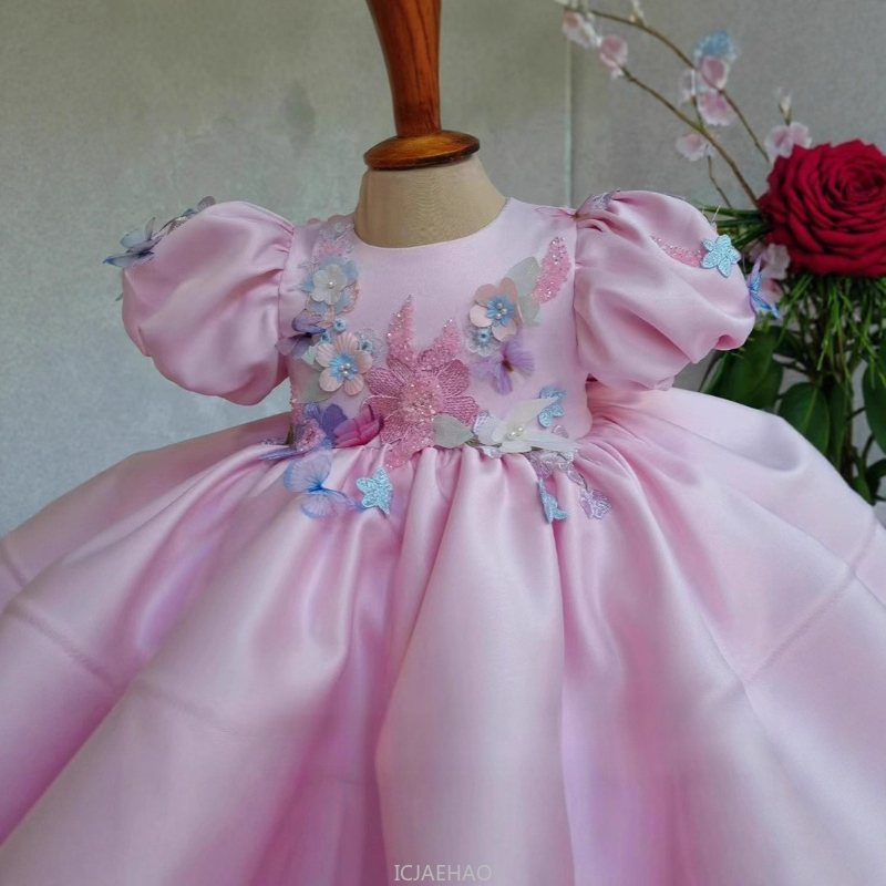 New Kids Satin Dress Bubble Sl - đánh giá và giá Women'S Formal Wear For Girls