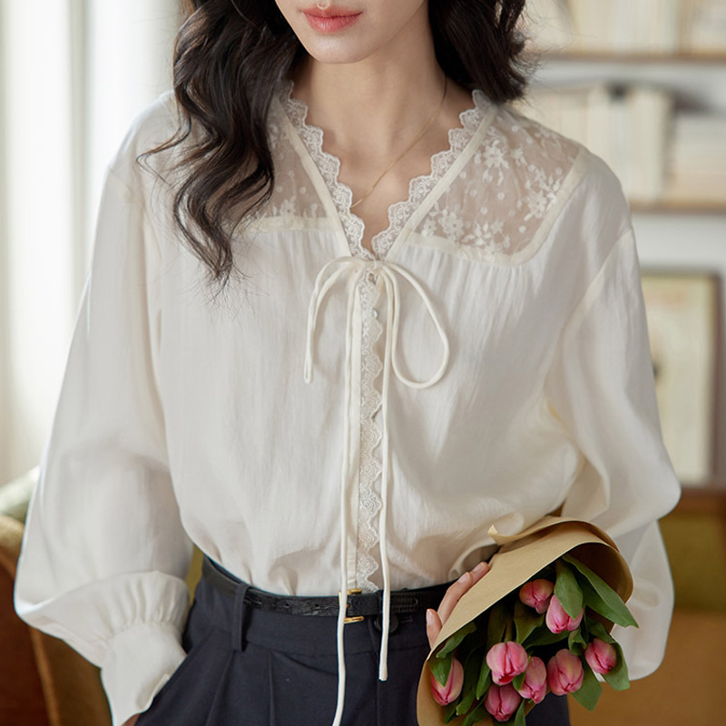 Long Sleeve Shirts Womens Sati - đánh giá và giá Women Formal Blouses For Evening Wear