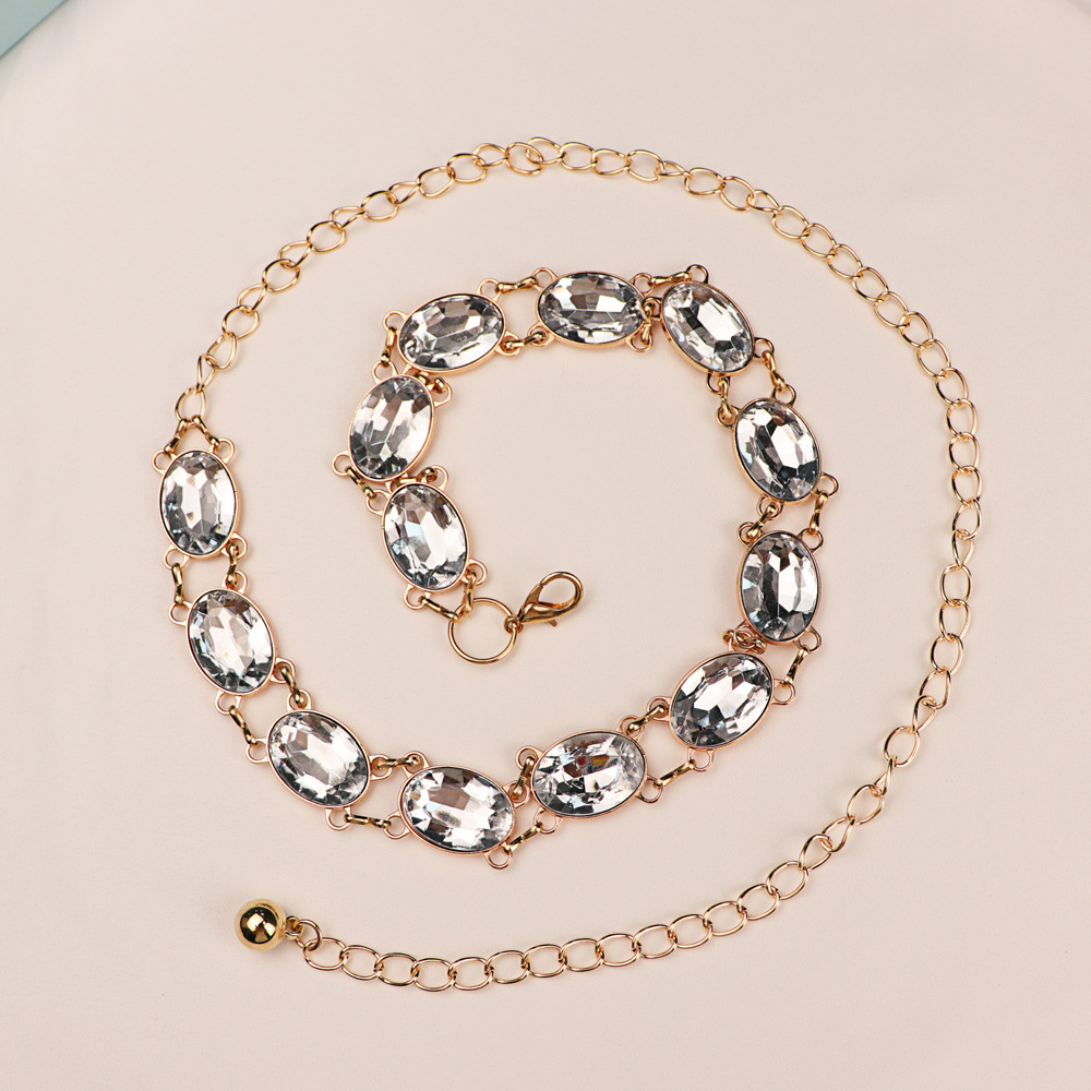 Chic Rhinestone Waist Chain Wo - đánh giá và giá Women'S Formal Wear Accessories