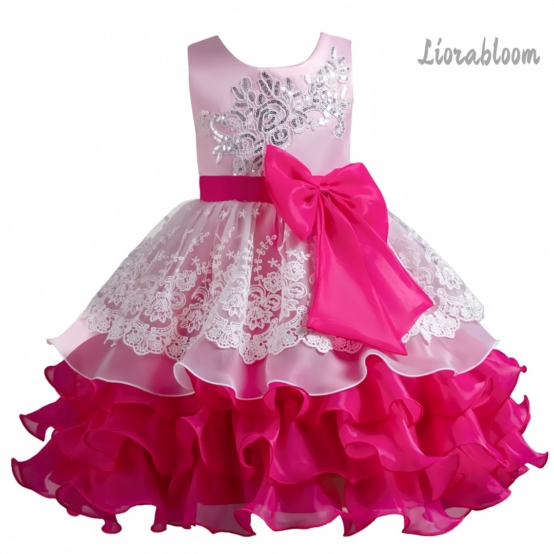 Girls' Dress With Large Bow Sl - đánh giá và giá Formal Wear Gowns For Women