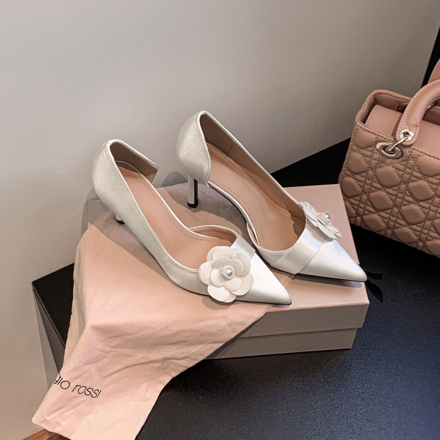 Satin Pointed Stiletto Pumps W - đánh giá và giá Formal Women Daily Wear Footwear