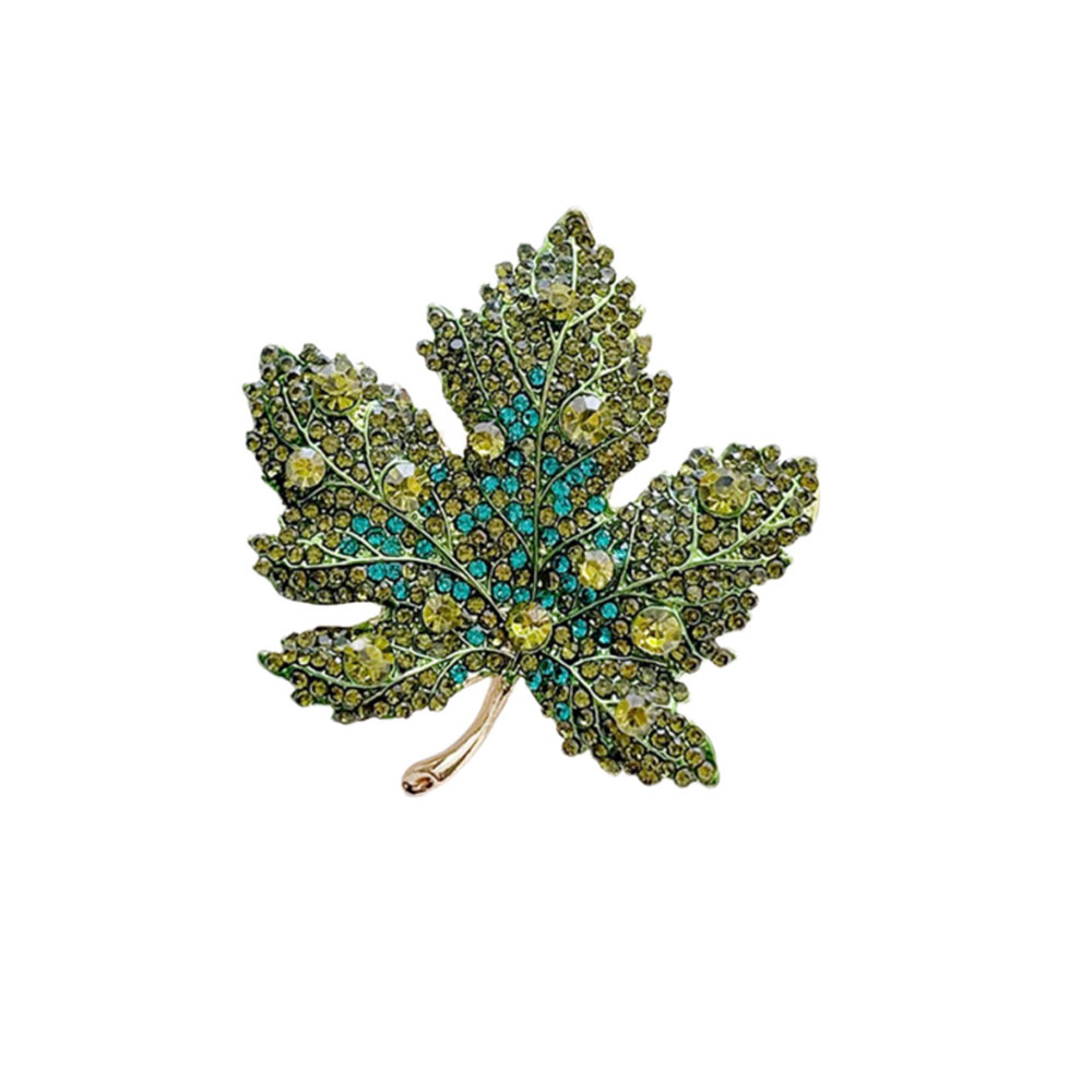 High-End Rhinestone Maple Leaf - đánh giá và giá Women'S Formal Wear Accessories