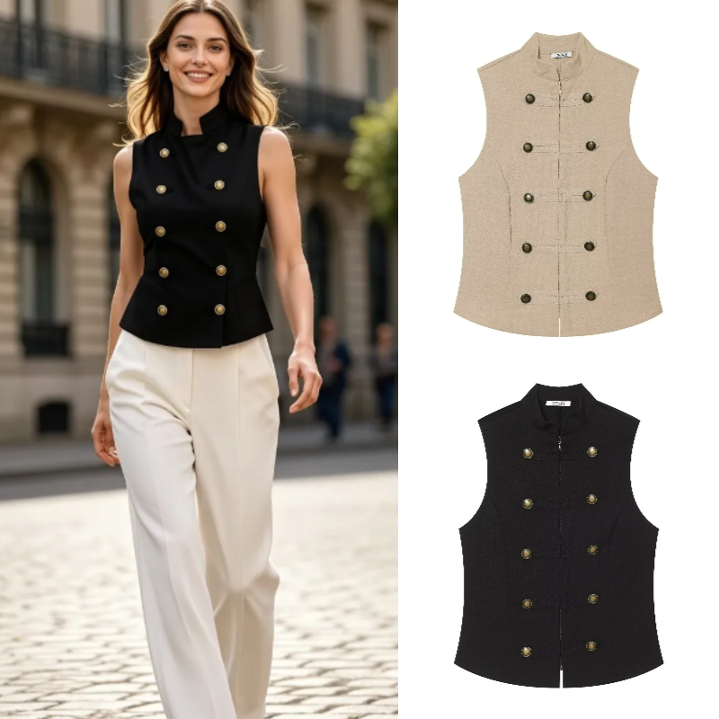 Women's Slim Fit Sleeveless Bu - đánh giá và giá Women Formal Blouses For Evening Wear