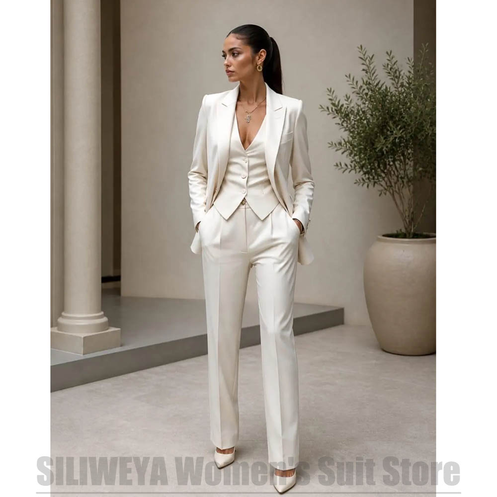 Women 3 Piece Suit Set Blazer  - đánh giá và giá Women Formal Wear Blazers