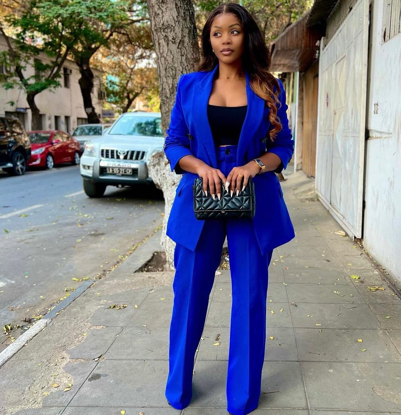 Royal Blue Women Pants Suits 2 - đánh giá và giá Women'S Formal Wear Plus Size